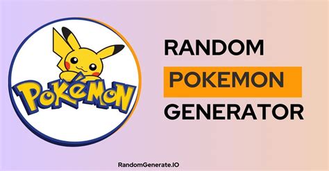 pokemon randomizer generator.